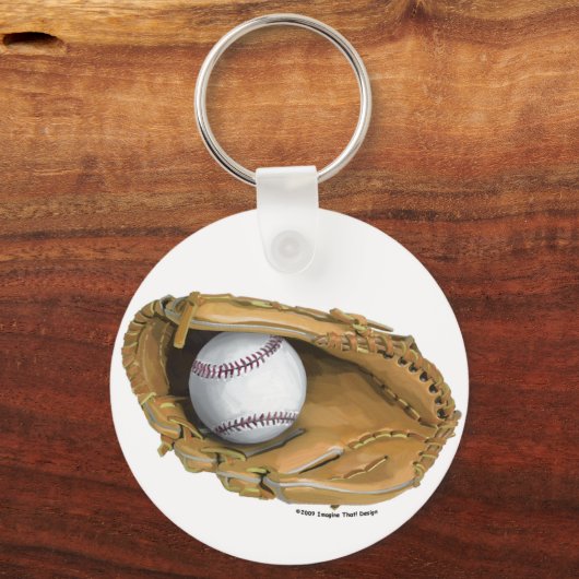 Baseball-handschoen Sleutelhanger (Voorkant)