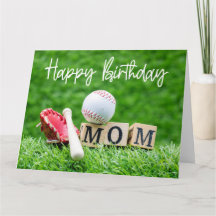 Baseball Happy Birthday Baseball mama