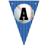 Baseball Happy Birthday Vlaggetjes (Derde vlag)