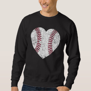 Baseball Hart Shirt Schattige Moeder Vader Mannen