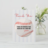 Baseball Hartelijk dank Bedankkaart (Staand voorkant)