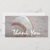 Baseball Hartelijk dank Bedankkaart (Voorkant)