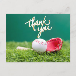 Baseball Hartelijk dank. Briefkaart