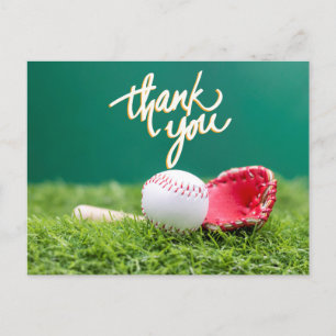 Baseball Hartelijk dank. Briefkaart
