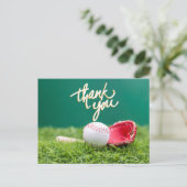 Baseball Hartelijk dank. Briefkaart (Staand voorkant)