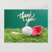 Baseball Hartelijk dank. Briefkaart (Voorkant)