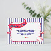 Baseball - Hartelijk dank - Kaart (Staand voorkant)