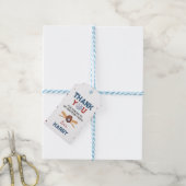 Baseball Hartelijk dank Label Birthday Baby shower Cadeaulabel (Met Touw)