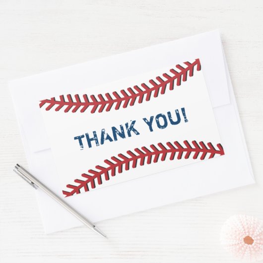 Baseball Hartelijk dank, Stickers (Envelop)