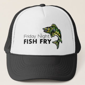 Baseball Hat - Vrijdag Nacht Vis Ver Trucker Pet