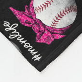 Baseball Headband Ma Life Moederdag geeft mam Fleece Deken (Hoek)