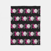 Baseball Headband Ma Life Moederdag geeft mam Fleece Deken (Voorkant)