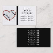 Baseball Heart Visitekaartje (Voorkant / Achterkant)