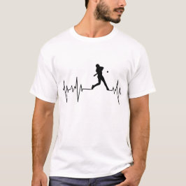 Baseball Heartbeat T-Shirt