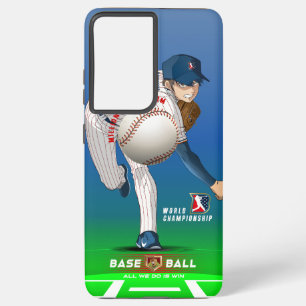 Baseball Held met Million Dollar Arm   Samsung Galaxy Hoesje