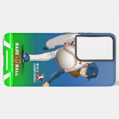 Baseball Held met Million Dollar Arm | Samsung Galaxy Hoesje (Achterkant horizontaal)