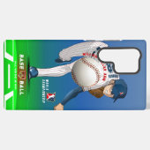 Baseball Held met Million Dollar Arm | Samsung Galaxy Hoesje (Achterkant horizontaal)