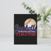 BASEBALL - HET IS MEER DAN ALLEEN EEN GAME BRIEFKAART (Staand voorkant)