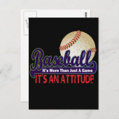 BASEBALL - HET IS MEER DAN ALLEEN EEN GAME BRIEFKAART (Voorkant / Achterkant)
