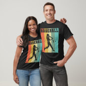 Baseball Hitter Happy Team Player Coach T-shirt (Unisex)