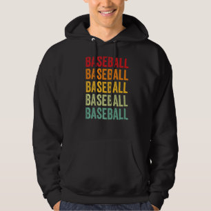 Baseball Hobbyist Rainbow Hoodie