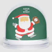 Baseball Holiday Gift Stocking Stuffer Sneeuwbol (Voorkant)