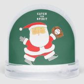 Baseball Holiday Gift Stocking Stuffer Sneeuwbol (Achterkant)