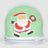 Baseball Holiday Gift Stocking Stuffer Sneeuwbol (Achterkant)