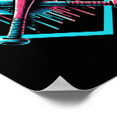 Baseball Home Bord Drip Boys Baseball Bat Poster (Hoek)