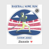 Baseball Home run Aaron rechter Sticker (Vel)