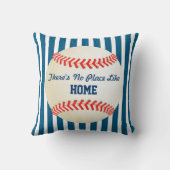 Baseball Home Run Geen plaats zoals thuisprijsopga Kussen (Achterkant)