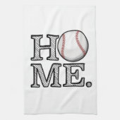 Baseball Home Theedoek (Verticaal)