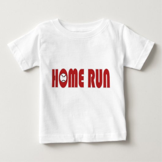 Baseball Homerun T-Shirt (Baby) (Voorkant)