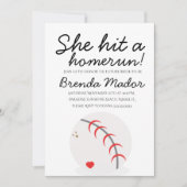 Baseball Homerun Vrijgezellenfeest Sportlover Kaart (Voorkant)