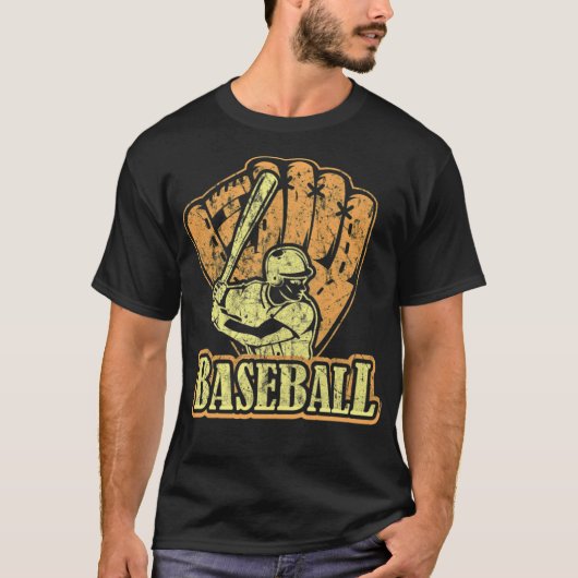 Baseball-honkbalkleding amricaans t-shirt (Voorkant)
