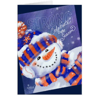 Baseball Houston 2017 Champs-kerstkaartserie