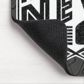 Baseball Hustle Hit & Nooit stoppen met muis Mat Muismat (Hoek)