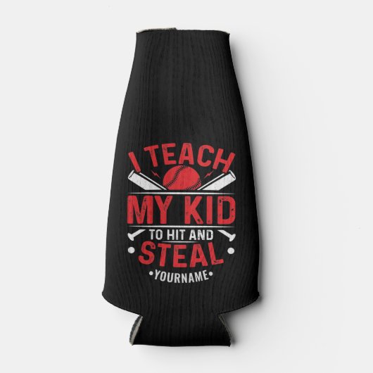 Baseball I Teach My Kind to Hit and Steal Flesjeskoeler (Voorkant)