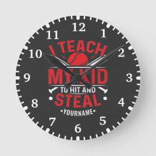 Baseball I Teach My Kind to Hit and Steal Ronde Klok