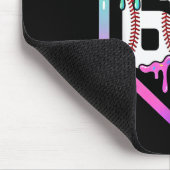 Baseball Ice Cream Drip 67 Player Dabbing Six Seve Muismat (Hoek)