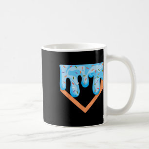 Baseball Ice Cream Dripping Baseball Home Bord Dr. Koffiemok
