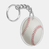 Baseball ID Bag LABEL of Persoonlijke tekst Sleute Sleutelhanger (Voorkant Links)
