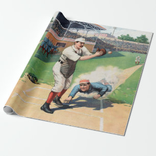 Baseball Illustratie Cadeaupapier
