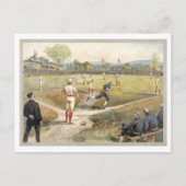  Baseball Illustration Briefkaart (Voorkant)