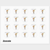 Baseball I'm Good Ronde Sticker (Vel)
