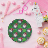 Baseball in het kerstfeest papieren bordje (Feest)