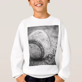 Baseball in zwart-wit t-shirt