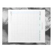 Baseball Inkomsten en kosten bijhouden Notitieblok (Voorkant)