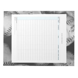 Baseball Inkomsten en kosten bijhouden Notitieblok