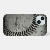 Baseball iPhone 15 Case (Achterkant horizontaal)